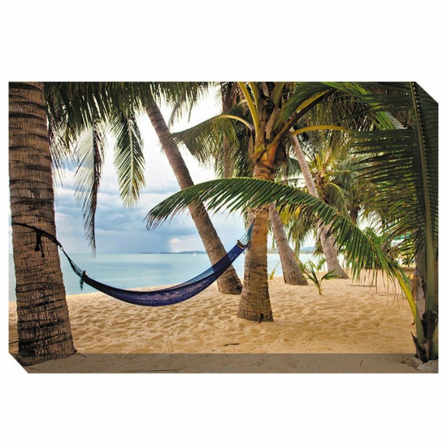 Outdoor Decor * Best Pirce West Of The Wind Blue Hammock Outdoor Art