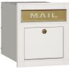 Mailboxes * Hot Sale Salsbury Industries Locking Cast Aluminum Column Mailbox, White