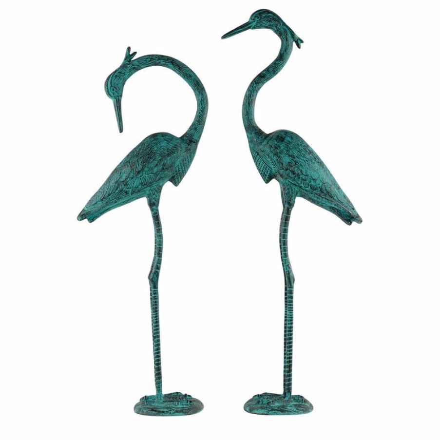 Outdoor Decor * Deals Brimfield & May Coastal Green Aluminum Garden Sculpture 54514