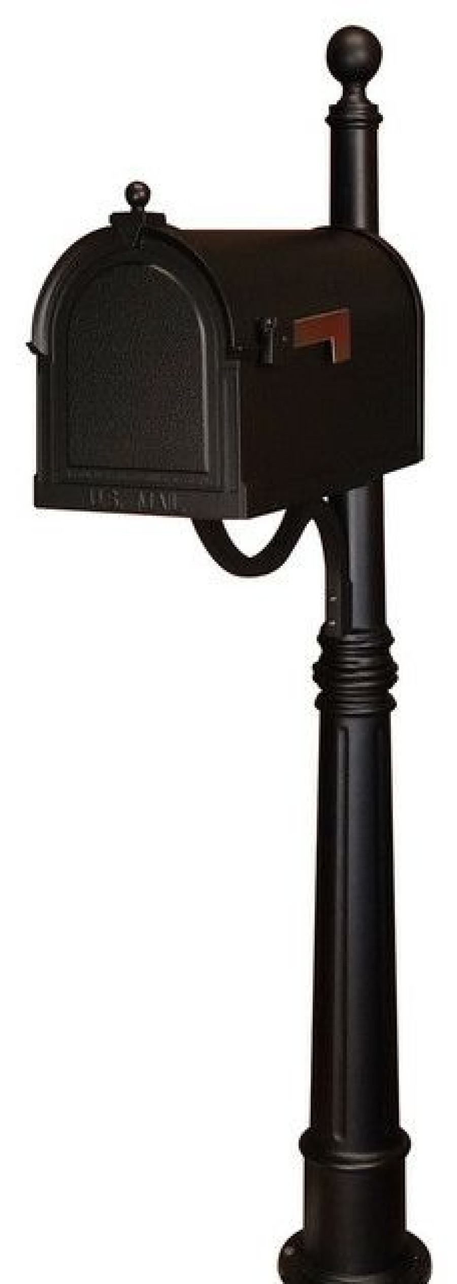 Mailboxes * Best Reviews Of Special Lite Products Company Special Lite Berkshire Curbside Mailbox With Ashland Mailbox Post Unit, Black