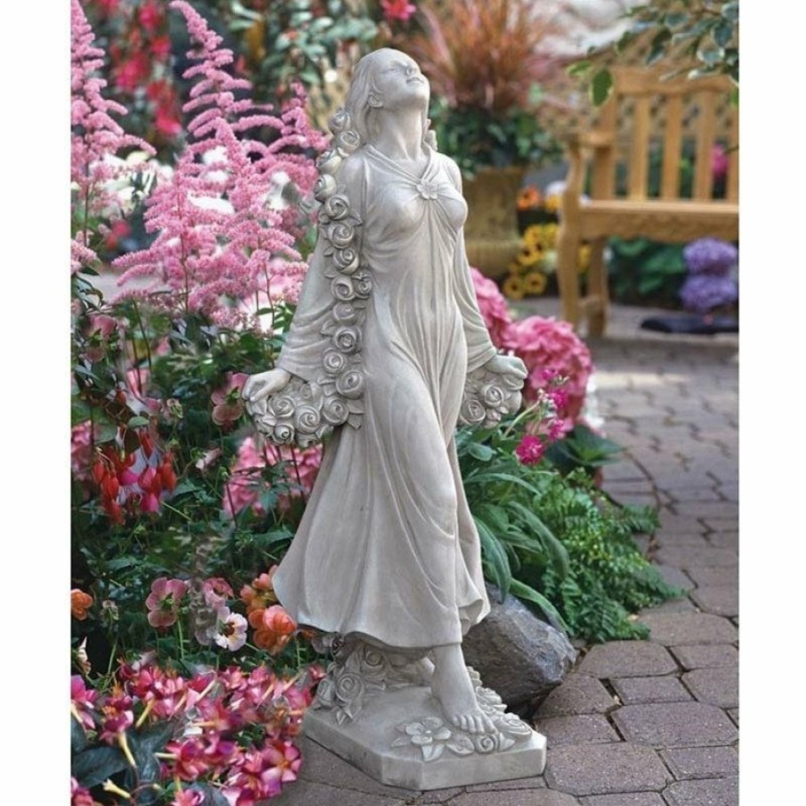 Outdoor Decor * New Design Toscano Flora Divine Patroness Of Gardens Statue