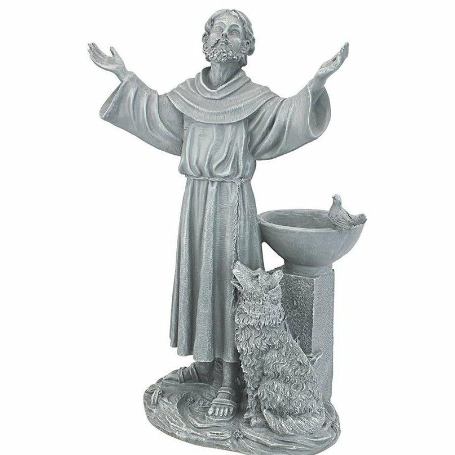 Outdoor Decor * Flash Sale Design Toscano St. Francis'S Garden Blessing Sculpture