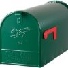 Mailboxes * Cheapest Solar Group Gibraltar E1600G00 Elite Post Mount Mailbox With Steel Latch, Large, Green