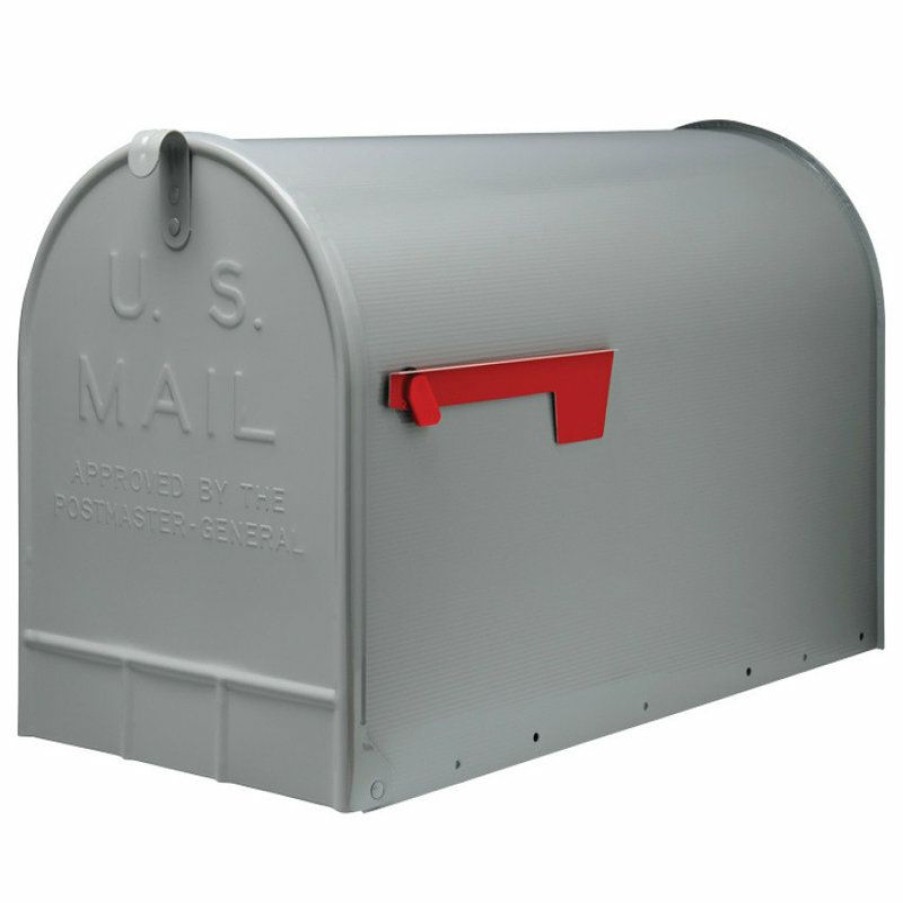 Mailboxes * Top 10 Solar Group Gibraltar St200000 Jumbo Size Mailbox, Silver Gray