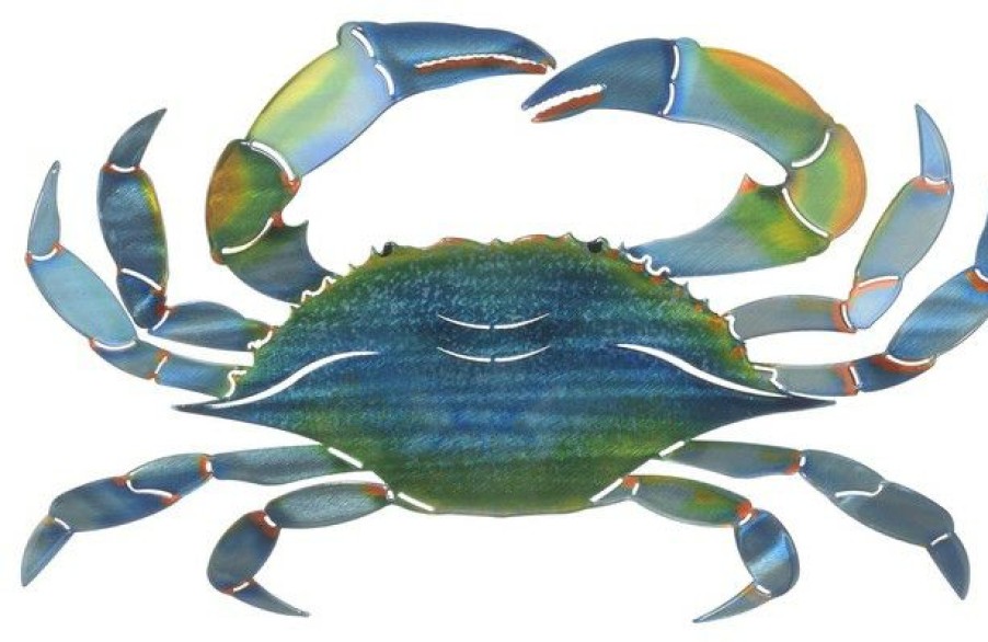 Outdoor Decor * Cheapest Next Innovations Wall Art Medium Blue Crab