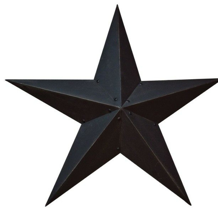 Outdoor Decor * Hot Sale Kp Creek Gifts Black Barn Star, 36