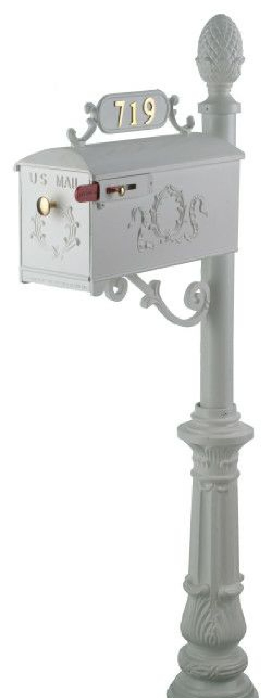 Mailboxes * Budget Imperial Line Williamsburg 719K Mailbox System , White