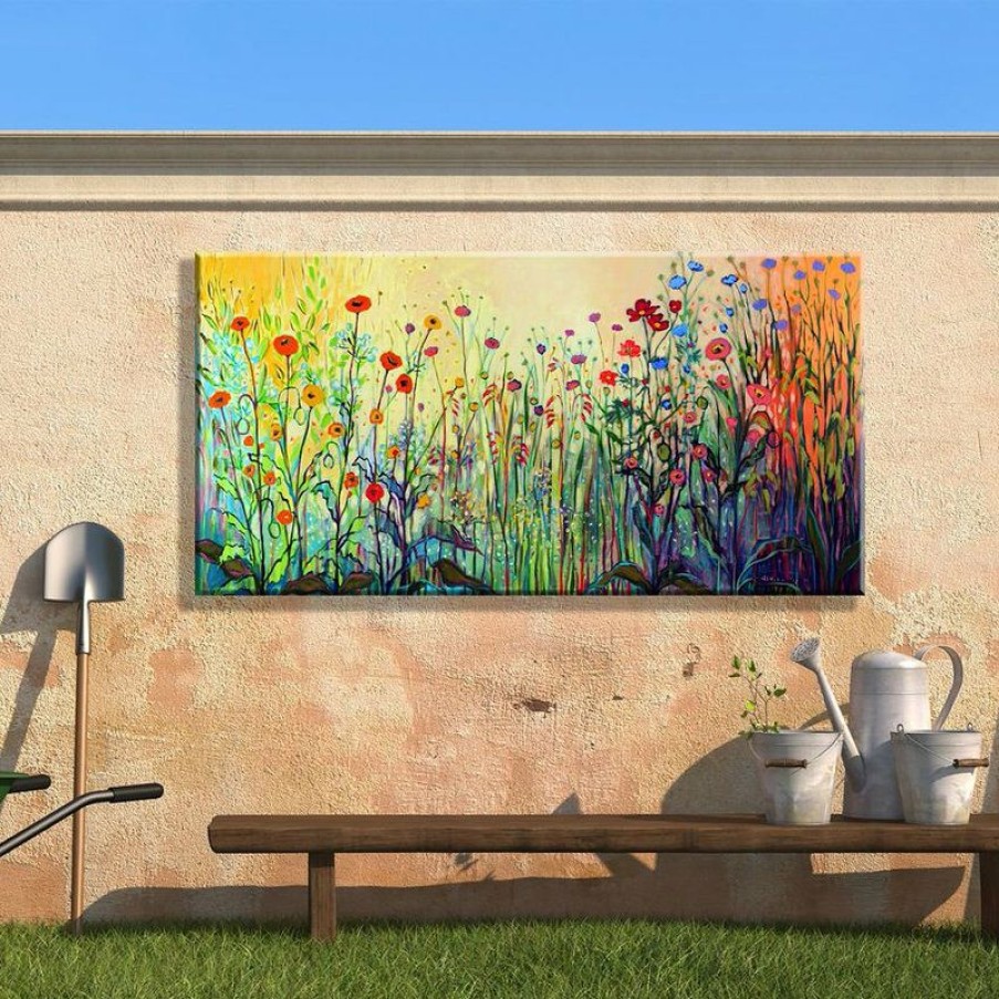 Outdoor Decor * Best Sale West Of The Wind Playful Outdoor Art, 48 24