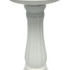 Outdoor Decor * Best Reviews Of Union Products 61010 Round Resin Bird Bath, White, 17 X 25