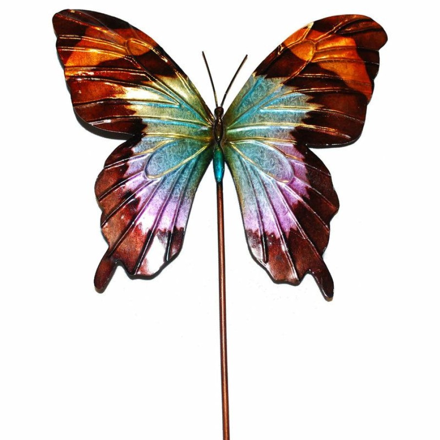 Outdoor Decor * Wholesale Eangee Garden Stake Butterfly Blue