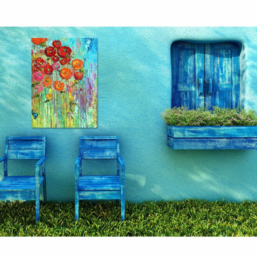 Outdoor Decor * Hot Sale West Of The Wind Poppies #6 Outdoor Art