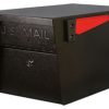 Mailboxes * New Mail Boss Mail Manager Curbside Locking Security Mailbox, Black