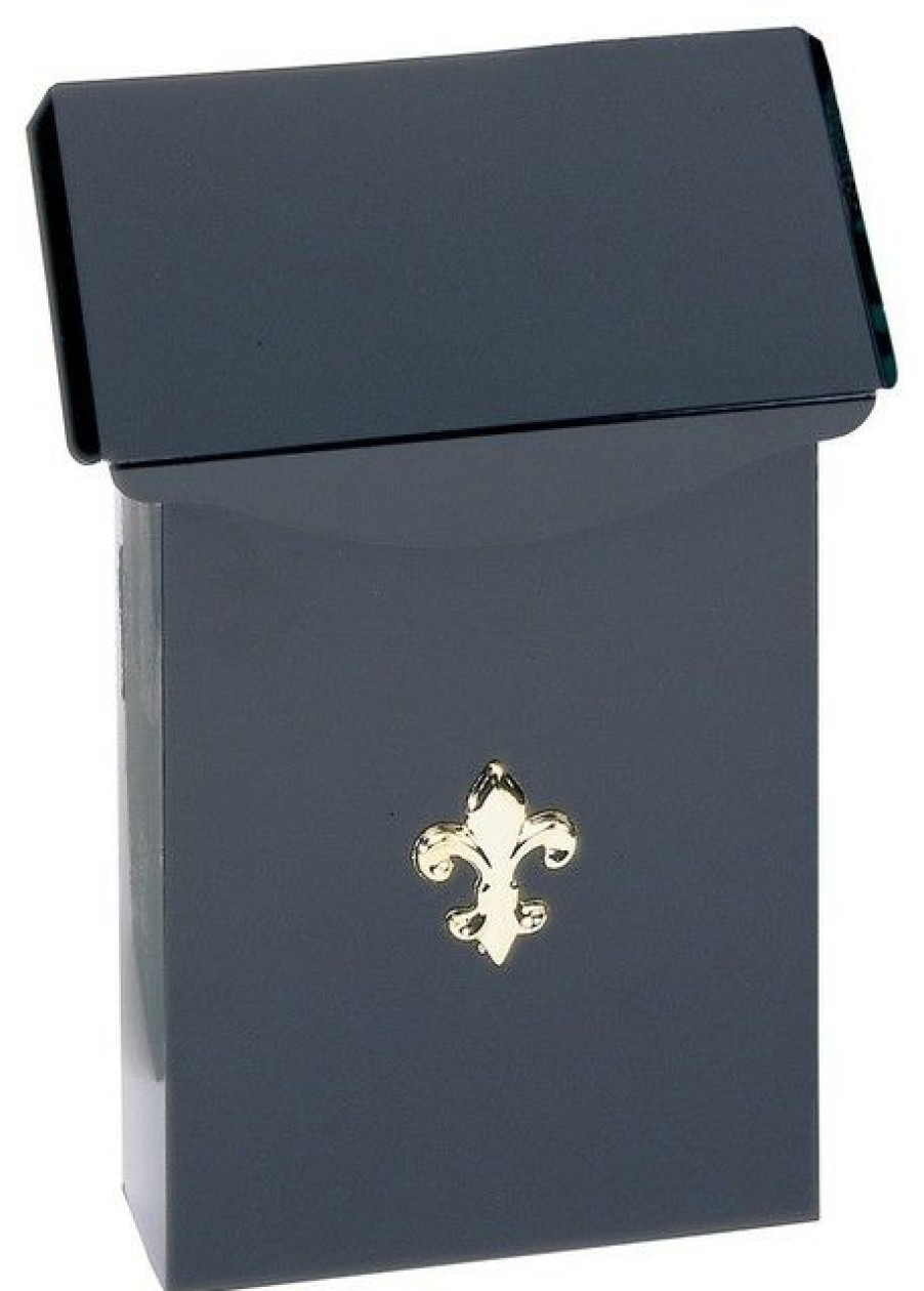 Mailboxes * Flash Sale Solar Group Gibraltar City Classic Vertical Wall Mount Mailbox, Black Satin