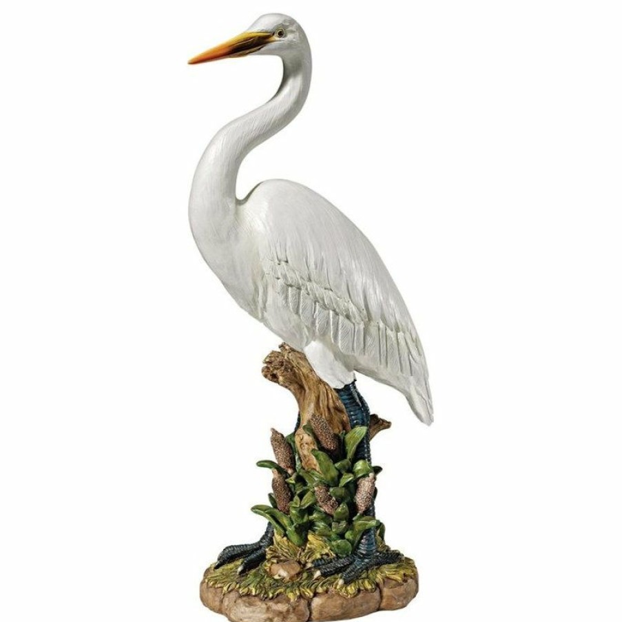 Outdoor Decor * Deals Design Toscano Great White Egret Statue