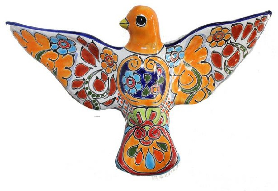 Outdoor Decor * Cheap Tierra Fina Talavera Wall Dove, A