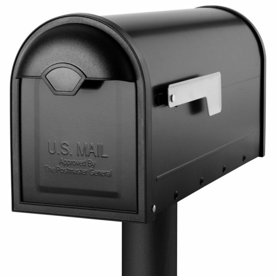 Mailboxes * Cheap Architectural Mailboxes 8830-10 Winston Post Mount Mailbox Black