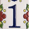 House Numbers * Best Sale Fine Crafts & Imports Mission Tile Number One