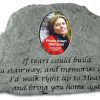 Outdoor Decor * Cheapest Kay Berry Inc "If Tears Could" Garden Stone With Photo Insert