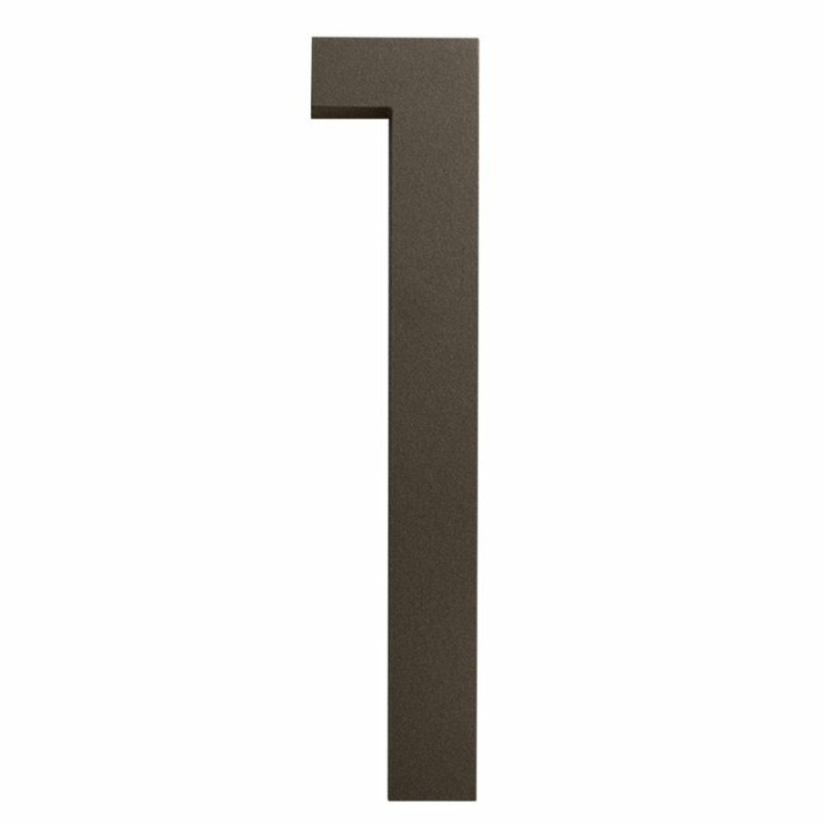 House Numbers * Buy Moderndwellnumbers Modern Font House Number, Bronze, 4 , Number 1, Modern Font