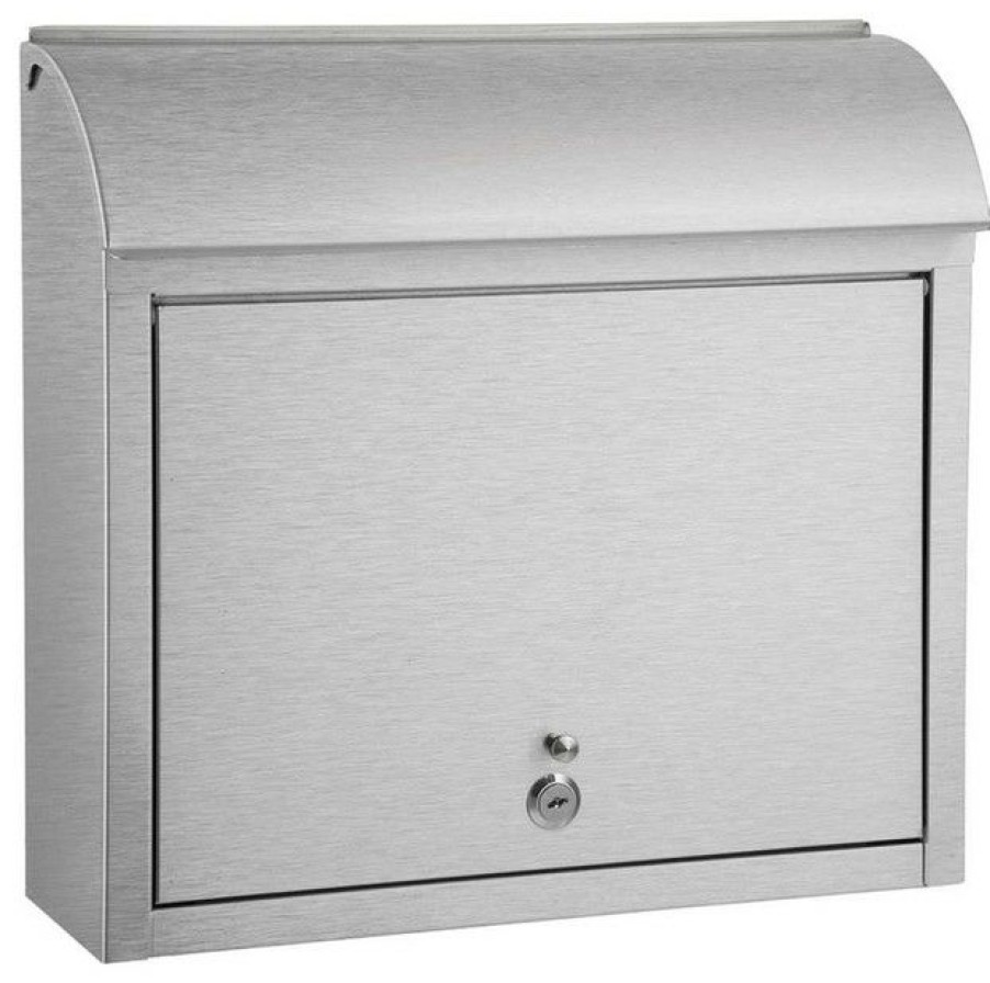 Mailboxes * Cheapest Qualarc Compton Decorative Wall Mounted Locking Mailbox, Stainless Steel