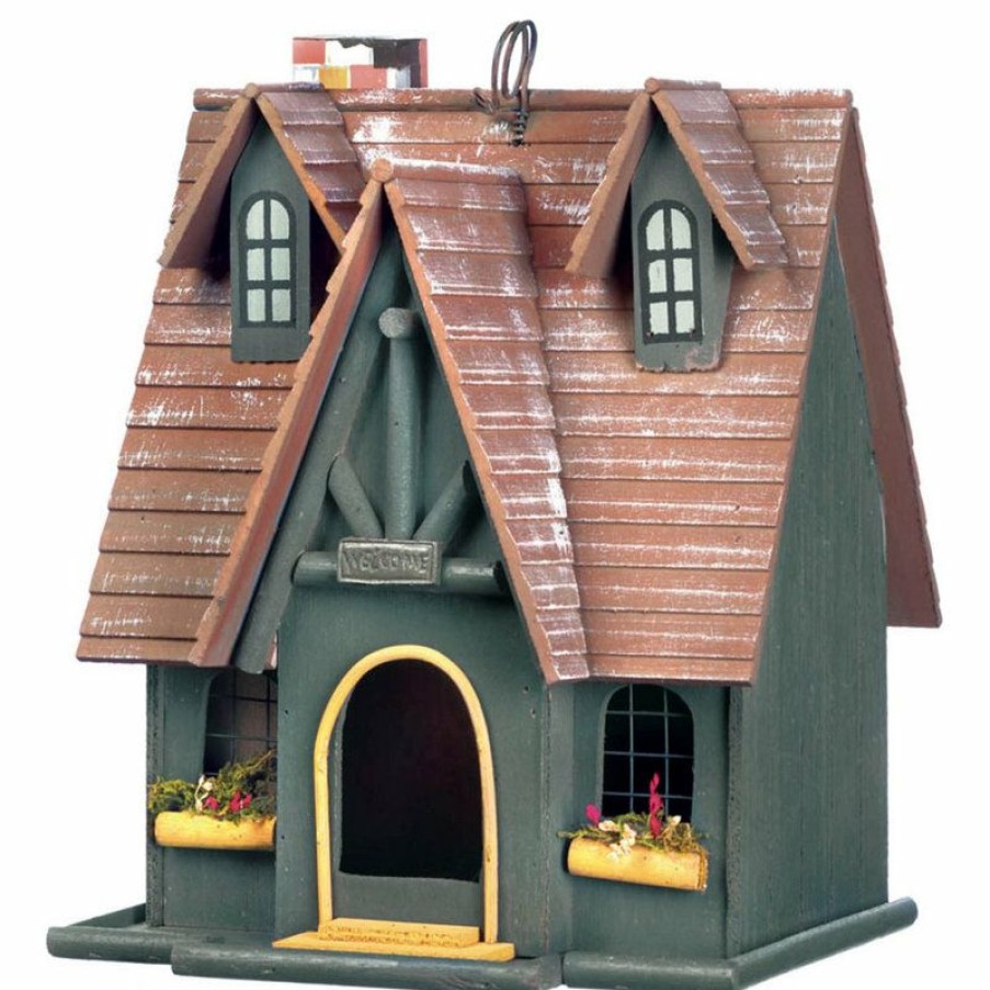 Outdoor Decor * Flash Sale Songbird Valley Storybook Cottage Birdhouse