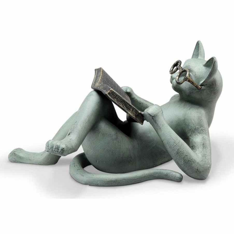 Outdoor Decor * Best Reviews Of Spi Literary Cat Garden Sculpture