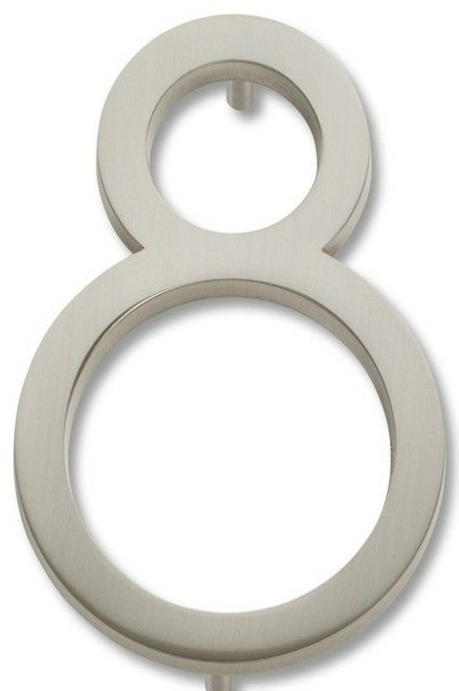 House Numbers * Wholesale Atlas Homewares Modern Avalon #8, Brushed Nickel