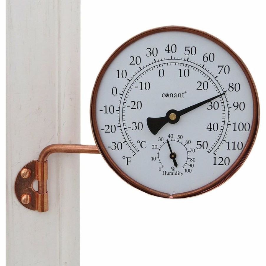 Outdoor Decor * Coupon Weems & Plath Vermont Weather Station, Living Finish Copper