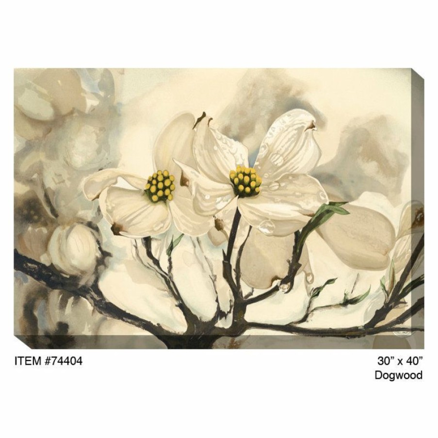 Outdoor Decor * Top 10 West Of The Wind Dogwood Watercolor Outdoor Art