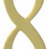 House Numbers * Coupon Special Lite Products Company 3 Brass Self Adhesive Address, Number 8