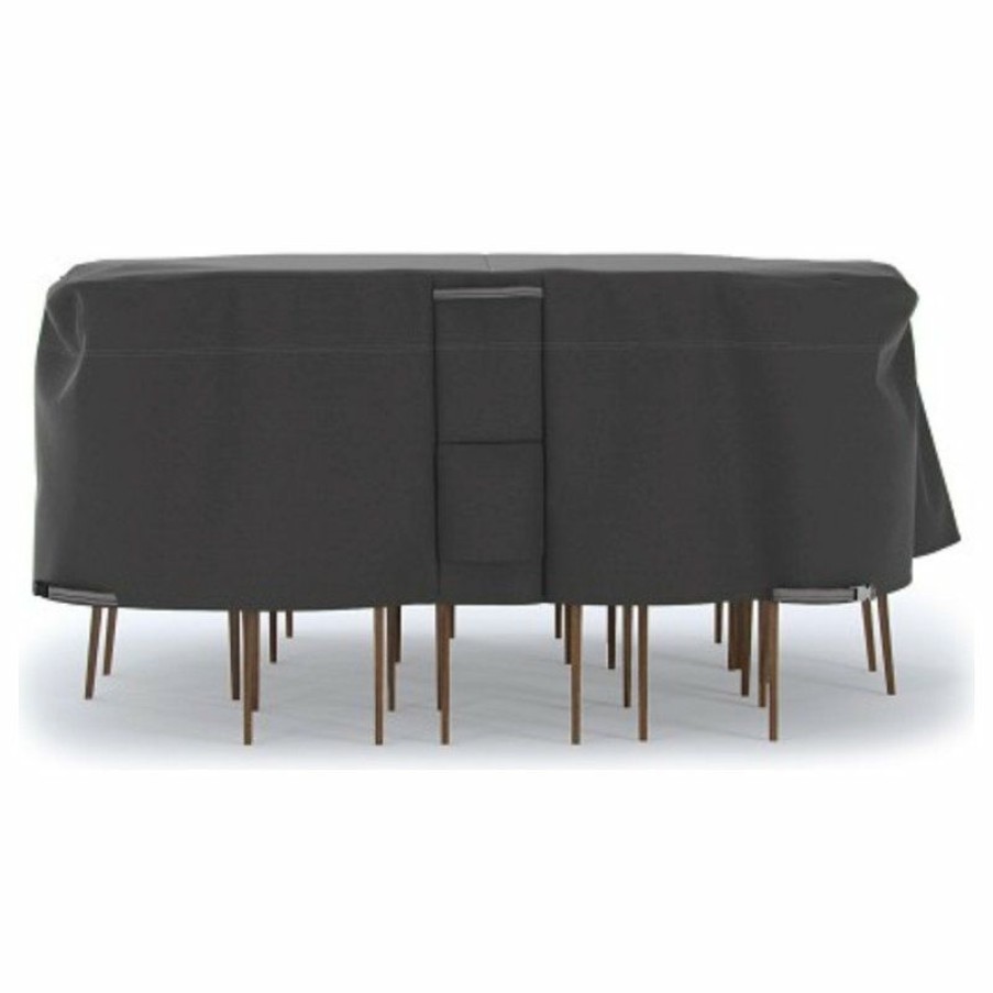 Outdoor Furniture * Deals Dura Covers Taupe Collection Oval Rectangle Patio Table And Chair Cover