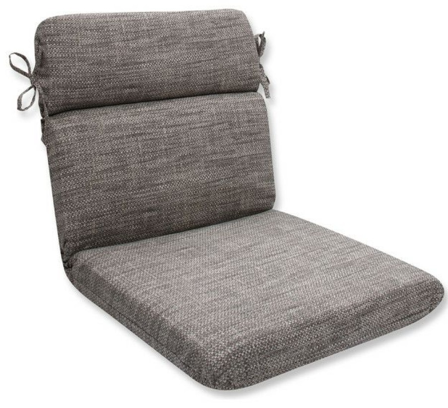 Outdoor Decor * Wholesale Pillow Perfect Inc Remi Lagoon Rounded Corners Chair Cushion, Brown