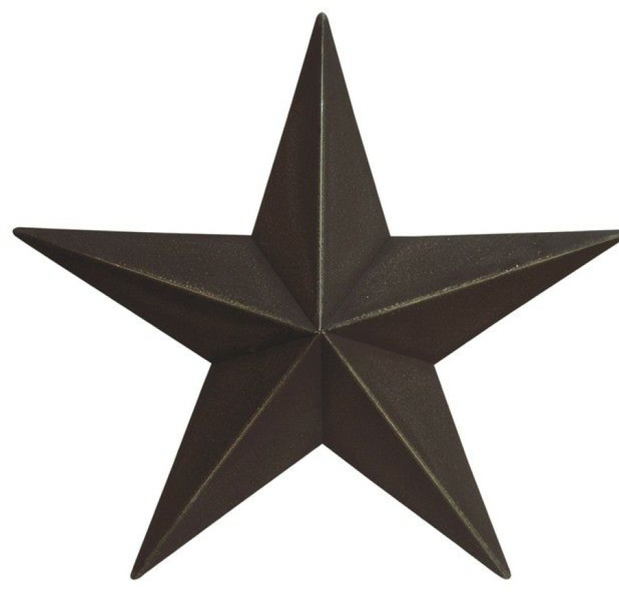 Outdoor Decor * Wholesale Kp Creek Gifts Black Barn Star, 24