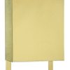 Mailboxes * Promo Qualarc Provincial Collection Brass Mailboxes, Vertical, Smooth Polished Brass