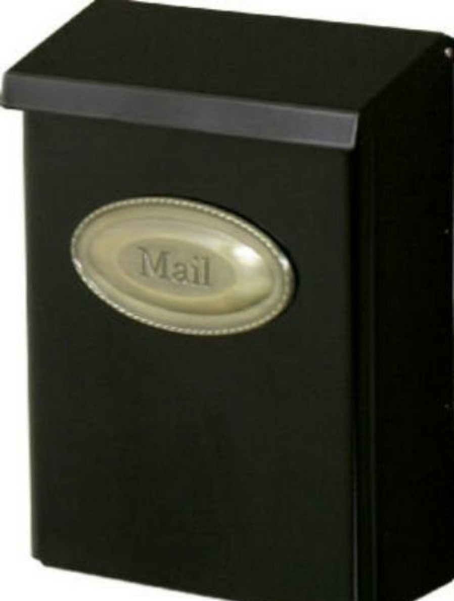 Mailboxes * Hot Sale Solar Group Gibraltar Dvk00000 Carlton Lockable Wall Mount Mailbox, Designer Series, Black