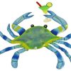 Outdoor Decor * Coupon Maryland Blue Crab With Margarita Party Time Haitian Metal Art Wall Decor