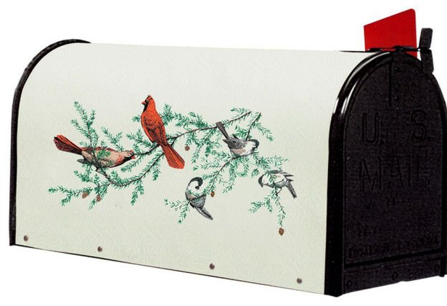 Mailboxes * Cheap Blue Grass Woods Bacova Fiberglass Wrapped Mailbox, Largesongbirds