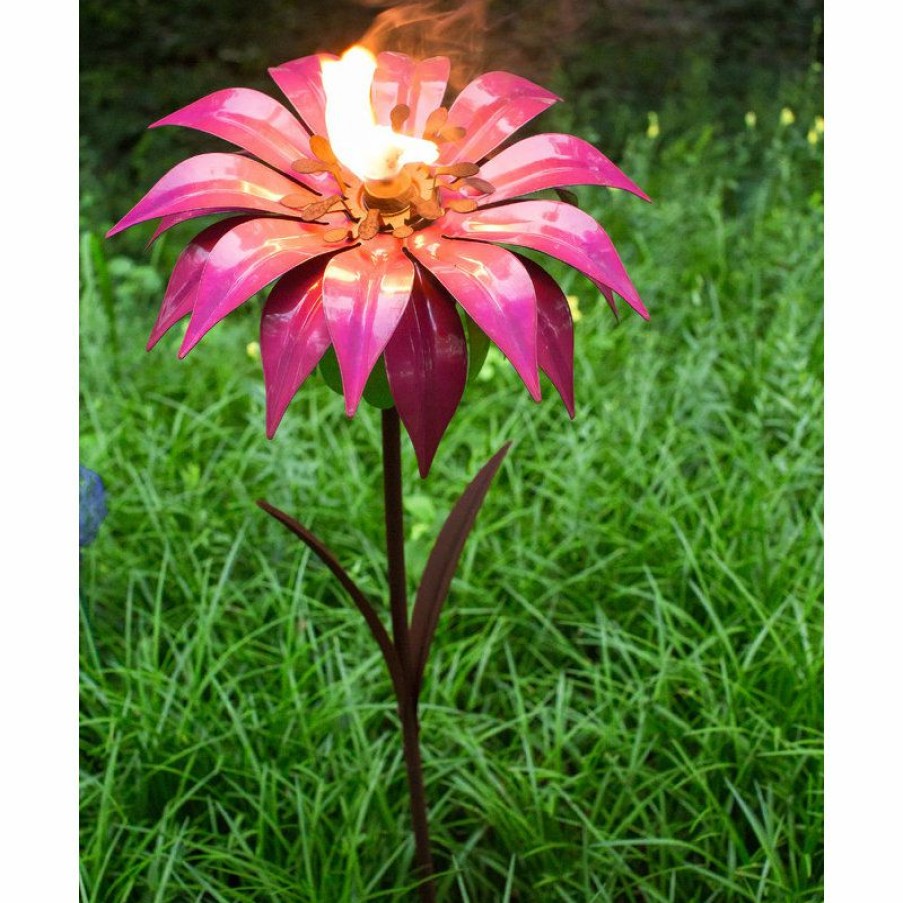 Outdoor Lighting * Best Pirce Desert Steel Bishop Dahlia Garden Torch