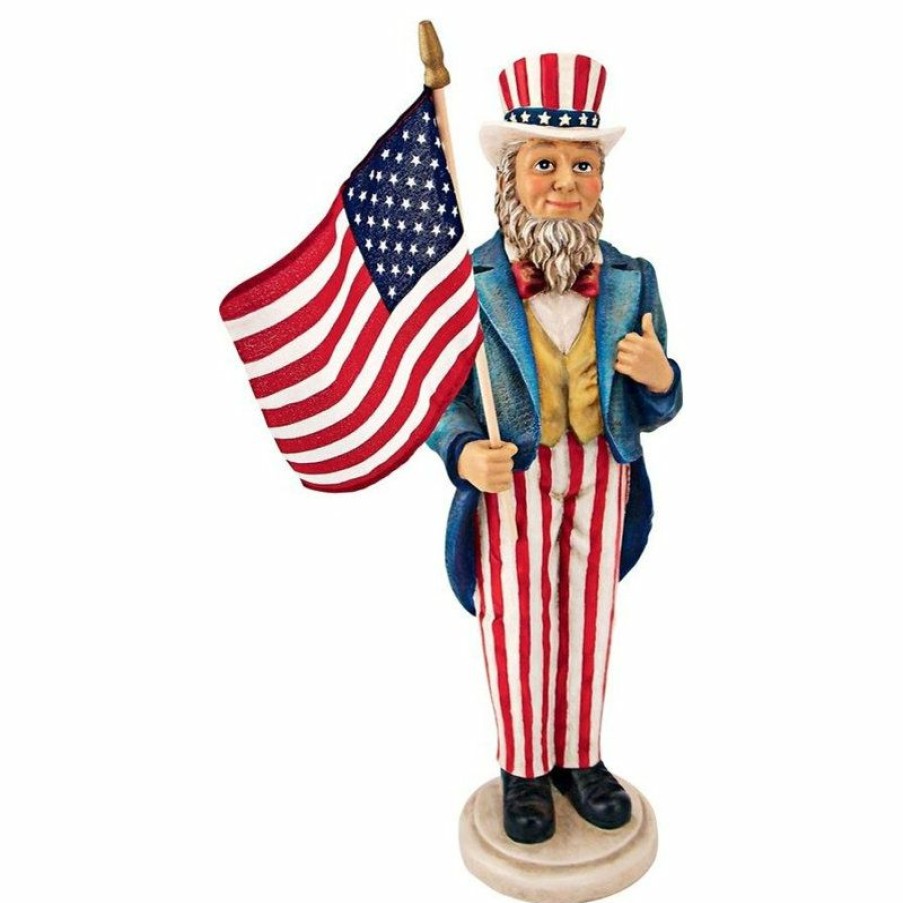 Outdoor Decor * Buy Design Toscano Uncle Sam Yankee Doodle Dandy Statue