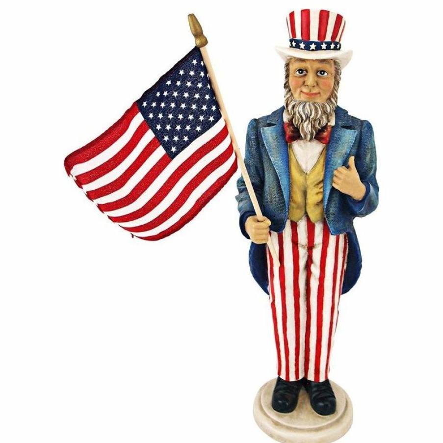 Outdoor Decor * Buy Design Toscano Uncle Sam Yankee Doodle Dandy Statue