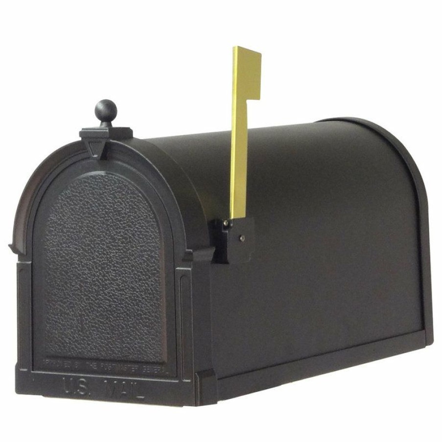 Mailboxes * Flash Sale Special Lite Products Company Berkshire Curbside Mailbox, Black