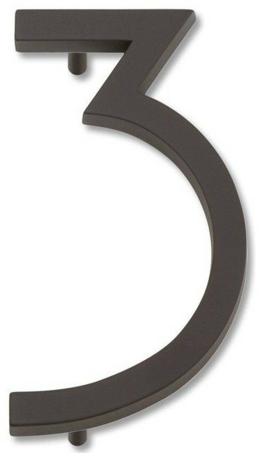 House Numbers * New Atlas Homewares Modern Avalon #3, Aged Bronze