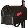 Mailboxes * Hot Sale Special Lite Products Company Special Lite Products Savannah Curbside Mailbox, Black