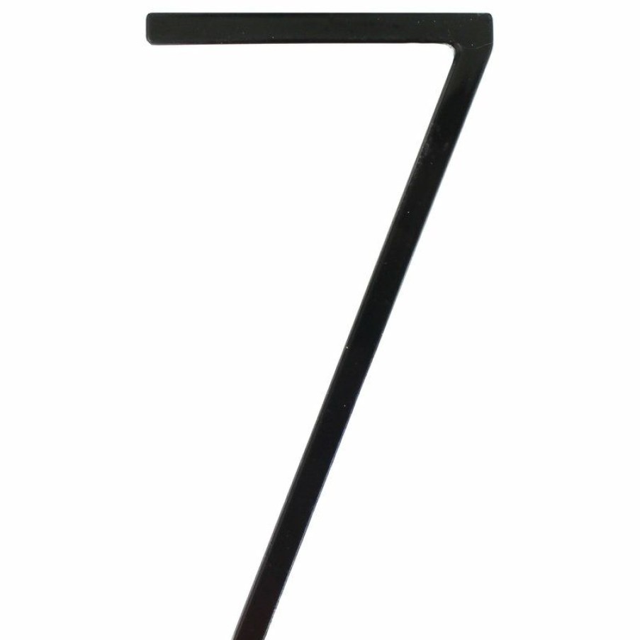 House Numbers * Brand New The Hillman Group Floating House Number, Black, Number 7