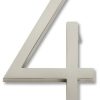 House Numbers * Best Deal Atlas Homewares Modern Avalon No. 4 Avn4, Brushed Nickel