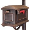 Mailboxes * Cheapest Special Lite Products Company Special Lite Traditional Curbside Post Mount Mailbox, Sct-1010, Copper