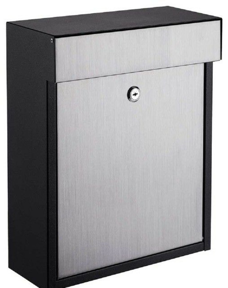 Mailboxes * Best Reviews Of Qualarc Woodlake Locking Mailbox, Black, Stainless Steel, Wf-P010