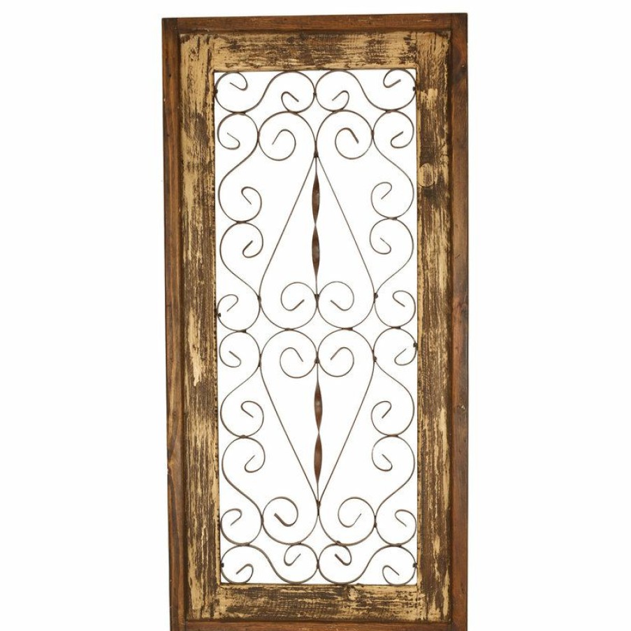 Outdoor Decor * Hot Sale Mexican Imports Spanish Wall Architectural Window-Farmhouse Decor, Antique White, Small