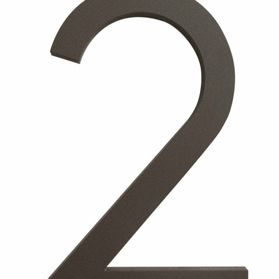 House Numbers * Hot Sale Moderndwellnumbers Modern Font House Number, Bronze, 8 , Number 2, Modern Font